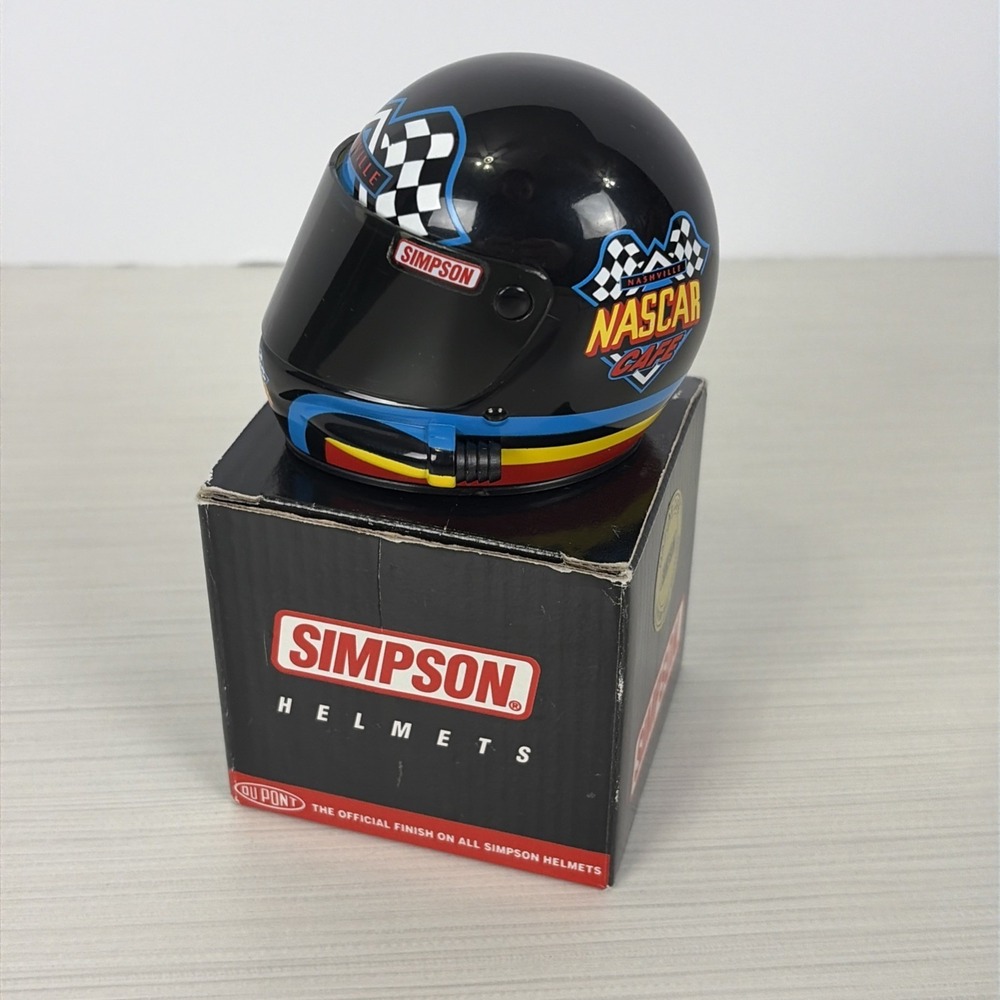 Simpson Limited First Edition NASCAR CAFE Mini Race Helmet #2 Nashville TN